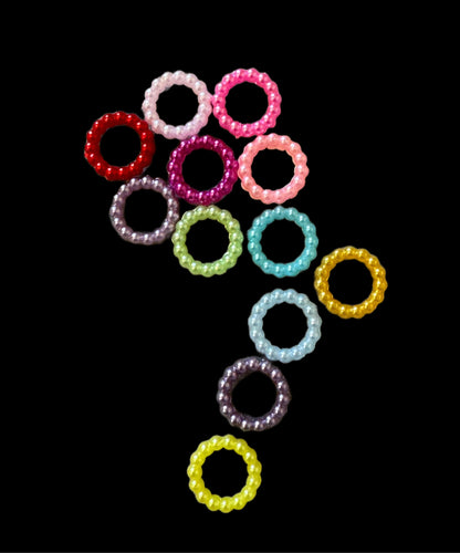 Colorful Faux Pearl Round Acrylic Spacer Beads for Beadable Pens, Bookmarks, Keychains, Bracelets, and More! Perfect for Your DIY Creations!