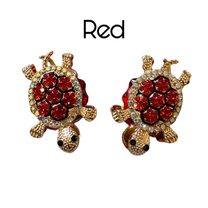 Ultra Premium Two Sided Metal Turtle Rhinestone Beads for Beadable Pens, Stylus, Keychains, and more!