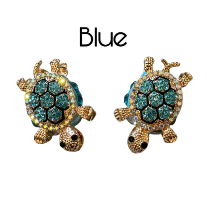 Ultra Premium Two Sided Metal Turtle Rhinestone Beads for Beadable Pens, Stylus, Keychains, and more!