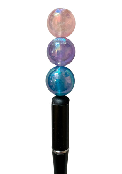 20mm Mermaid or Galaxy Glitter Beads Mix for Beadable Pen Stylus Keychain Bracelet and more for Your DIY Creations