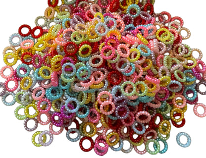 Colorful Faux Pearl Round Acrylic Spacer Beads for Beadable Pens, Bookmarks, Keychains, Bracelets, and More! Perfect for Your DIY Creations!