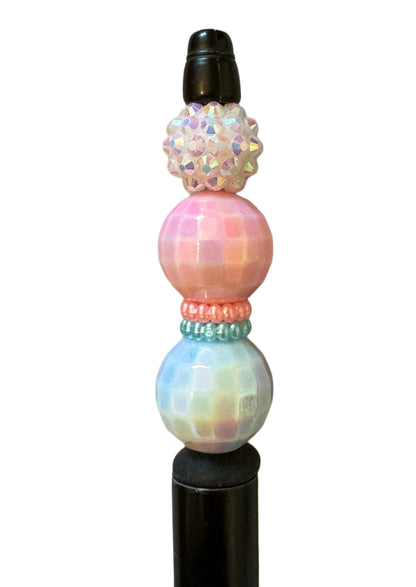 Colorful Faux Pearl Round Acrylic Spacer Beads for Beadable Pens, Bookmarks, Keychains, Bracelets, and More! Perfect for Your DIY Creations!
