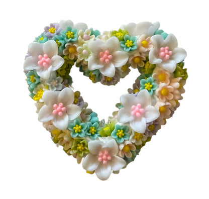 Ultra Premium 48mm Handmade Heart and Flower Frame for Beadable Pens, Bookmarks, Keychains, or Bracelets and More! Perfect for DIY Creations
