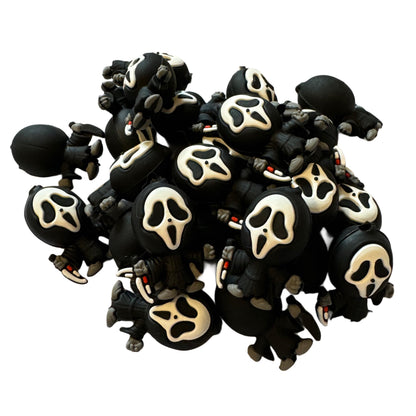 3d Ghost Face Character from Halloween Horror Film Silicone Focal Bead for Beadable Pens, Stylus, Bookmarks, Keychains and More!