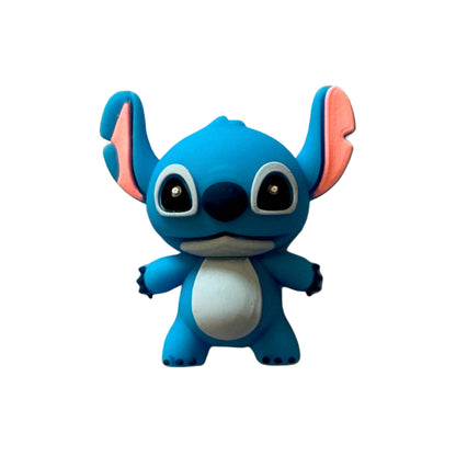 3d Stitch the Little Blue Alien with Big Ears Silicone Focal Bead for Beadable Pens, Stylus, Bookmarks, Keychains and More!