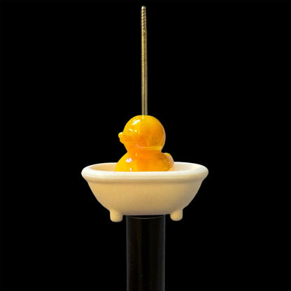 Little Bathtub Silicone Focal for Ducks or Other Characters. Create Your Own Rubber Duckie or Ship in the Bath! Cruising or Jeep Ducks