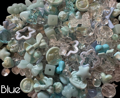 Bulk Bead and Pendant Soup Mix for Bracelets, Earrings, Keychain Bows and More! Great Assortment for Your DIY Projects!