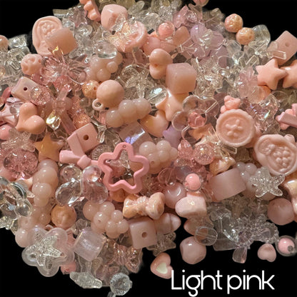 Bulk Bead and Pendant Soup Mix for Bracelets, Earrings, Keychain Bows and More! Great Assortment for Your DIY Projects!