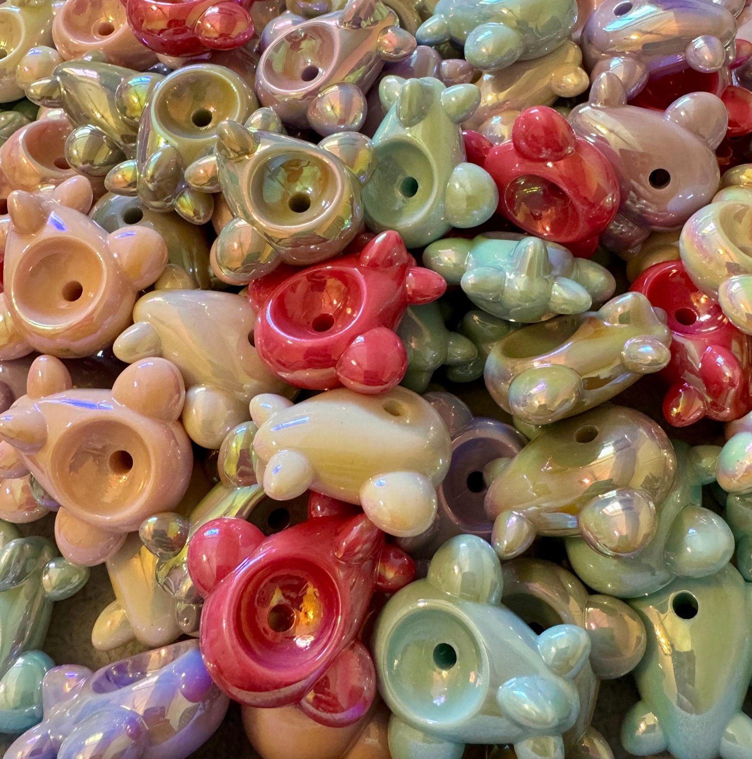 10 Pieces Acrylic Airplane Beads for Ducks or Other Characters. Fit Beadable Pens, Keychains, Lanyards & More! Perfect for Your DIY Project