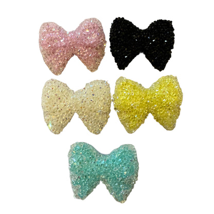 5 Pieces 25mm Sugar Bow Beads for Beadable Pens, Keychains, Bracelets, Earrings and More! Perfect for Your DIY Projects!