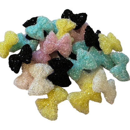5 Pieces 25mm Sugar Bow Beads for Beadable Pens, Keychains, Bracelets, Earrings and More! Perfect for Your DIY Projects!