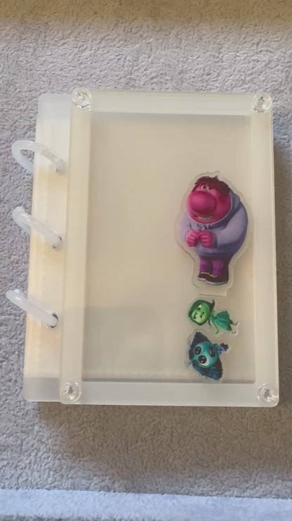 Make Your Own Picture or Keepsake Book with Inside Out Acrylic Characters!  Also Handy for Business Cards! Everything You Need in One Kit!